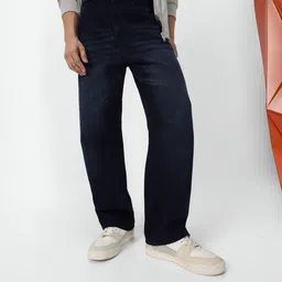 urbano fashion Men Loose Fit Mid Rise Black Jeans-picture-21