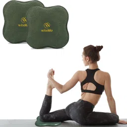 Knee & Elbow Cushion Pad Green Pro (Pair) 20 mm Green 20 mm Yoga Mat-image-9