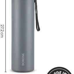 borosil Laguna Made In India Water Bottle, Leakproof, Bottle for Office, School 1000 ml Bottle image 3