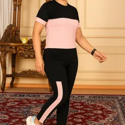 linsor fashion Striped Women Track Suit image 2