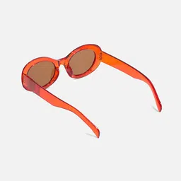 HAUTE SAUCE by  Campus Sutra Women Oval Sunglasses with Polarised Lens AW23_HSSG2290 image 4