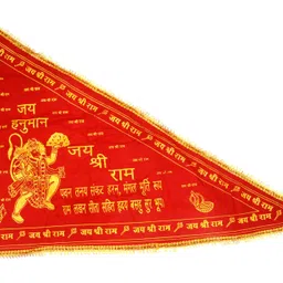 goyal group Hanuman JI flag Triangle Outdoor Flag-picture-12