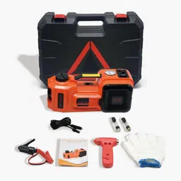 voltz TY155HJ Electronic Car 5T12V (15-45.5cm) Electric Hydraulic Jack with Inflator Vehicle Jack image 2