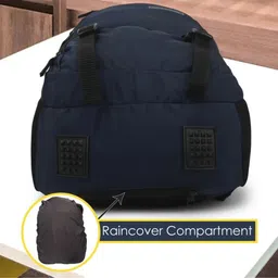 hinex bags Large 40 L Laptop Backpack Large 40 L Laptop Backpack ASHPER Unisex with USB Port and Rain Cover (navy) image 4