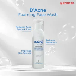 d'acne Foaming | 2% Salicylic and 1% Glycolic Acid| For Oily , Acne-prone Skin | Dacne Face Wash image 2