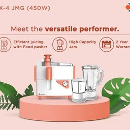 bajaj JX4 NEO 450 W Juicer Mixer Grinder image 3