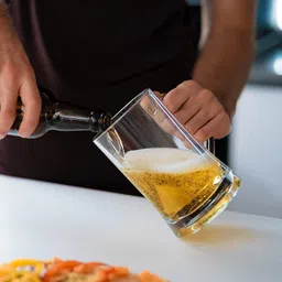 tinsuhg Italian Premium Glass Beers Glass Beer Mug image 4