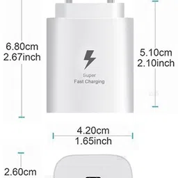 MAK 25 W Adaptive Charging 3 A Wall Charger for Tablet with Detachable Cable image 3