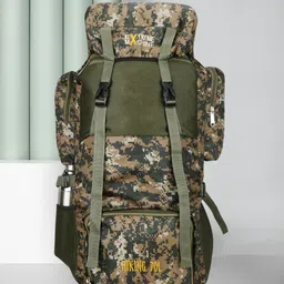 70 L Military Print Backpack Hiking Bag Trekking Bag For Men Women Rucksack- 70 L-image-7