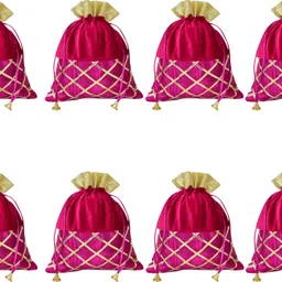 dive decor Women Pink Potli-picture-14