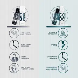 wild stone CODE Platinum & Steel Combo Perfume Body Spray-For Men image 5