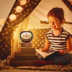 everglow Solar System Crystal Ball Night Light Night Lamp image 3