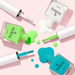 pinksy Nail Polish Combo | Long Wear, Quick Dry | HD Colors Nail Paint Set Red, Cherry Blast, Garnet, Scarlet image 3