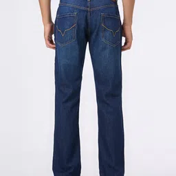 pepe jeans Men Straight Fit Mid Rise Blue Jeans image 4