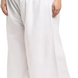 osworn Women Regular Fit White Cotton Blend Trousers-picture-19