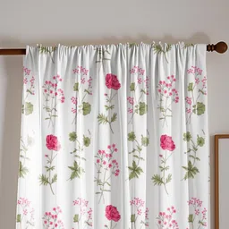 homemonde 243.84 cm (8 ft) Shower Cotton Room Darkening Curtain (Pack Of 2) image 2
