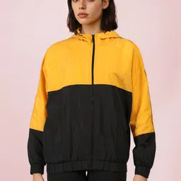 CHKOKKO Women Windcheater Colorblock Women Wind Cheater image 4