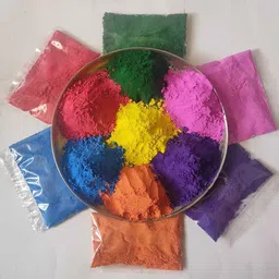 shivarth Holi Abir Powder Natural Gulal Powder Hali Ke Rang Gulal Colors 1Packets-80Gm Holi Color Powder Pack of 5 image 4