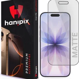 Hanipix Edge To Edge Tempered Glass for Apple iPhone 17 Pro – Anti Glare Gaming Matte-picture-43