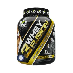 DC DOCTOR'S CHOICE Whey Protein 3Whey Fusion l Pure Whey Isolate as primary source l Hydrolysate Protein l Fast Recovery l Lab Tested l 25g protein l 5.5G BCAA,11G EAA,0 sugar - Choco Brownie Fudge-image-1