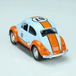dezicon 1:18 Beetle Toy Car Vintage Car Die Cast Metal Model Cars Light Sound Pullback image 5