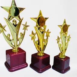 afiya international Multi Stars Combo Trophies for Winners /Events Awards Teachers Students Offices Trophy image 2