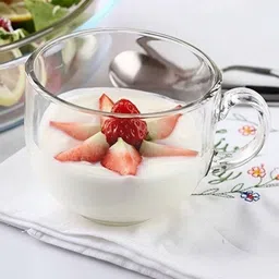 ckmaart Pack of 1 Glass ROUND CUP 140 MLEZ image 1