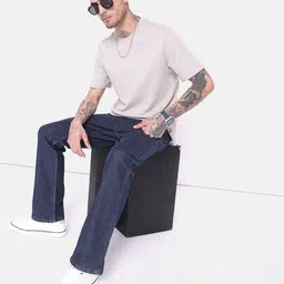 roadster Men Boot-Leg Mid Rise Blue Jeans image 2