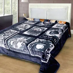 magical Floral King Mink Blanket for Heavy Winter-picture-24