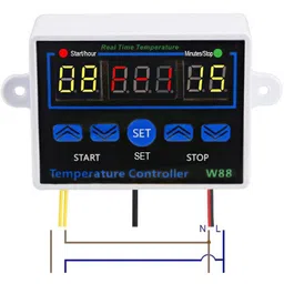 amiciSmart -50~110C Intelligent Digital Thermostat AC 220V 1500W Digital Temperature Controller Switch for Temperature Controller Multipurpose Controller image 4