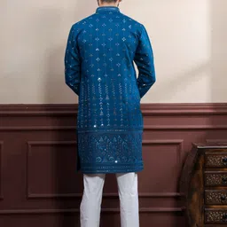 koshin Men Viscose Rayon Kurta Pyjama Set image 2
