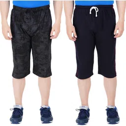 guide Printed, Solid Men Three Fourths-picture-33