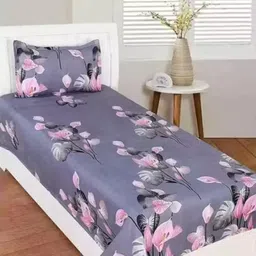 angeet Cotton Single Flat 220 TC Floral Bedsheet-picture-25
