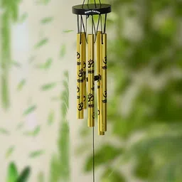 buyab factory Wind Chime Metal Hanging Bells Tubes Home Decor for Positive Energy M-BF-24 Aluminium Windchime image 1