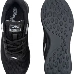 asian Captain-13 Running shoes for boys | sports shoes for men | Latest Stylish Casual sneakers for men | Lace up lightweight black shoes for running, walking, gym, trekking, hiking & party Running Shoes For Men image 3