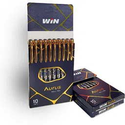 win Aurus 30 Blue Pens|0.7mm Tip|Comfortable Grip|Smudge Free Writing|Premium Ball Pen-picture-15
