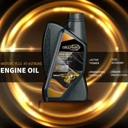 cellforce 20W40 4T Mineral Engine Oil Smooth Ride for Bikes & Motorcycles | Power Formula for High Performance Engine Oil image 2