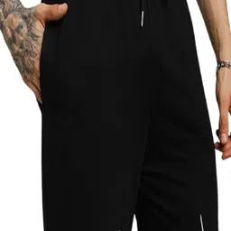 bartus Men Regular Fit Black Cotton Blend Trousers image 3