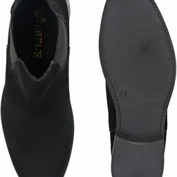 hirel's Suede Chelsea Boots For Men image 3