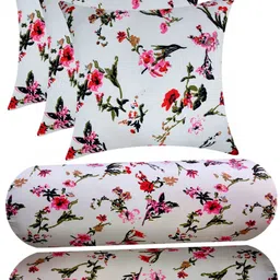 Microfibre Floral Cushion Pack of 5-image-63