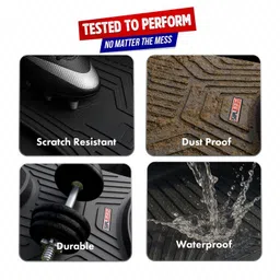 sipl Premium Quality Anti-Slip Scooty Mat - Two wheeler Washable Foot Mat For Suzuki Access Two Wheeler Mat image 3