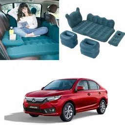 oshotto Designer Mattress with Two Air Pillows For Honda Amaze (2013-2017) (Blue) Car Inflatable Bed-picture-20