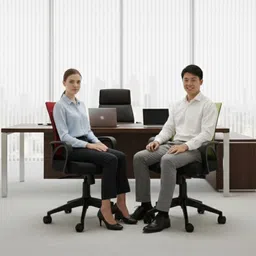 executive comfort and a premium Fabric Office Executive Chair-image-35