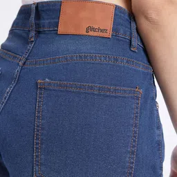 glitchez Women Regular Mid Rise Blue Jeans image 3