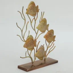 toughcrafts Goldenfish metal table decor image 3