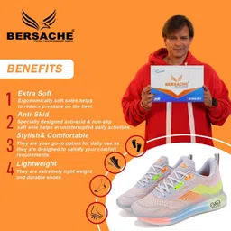 bersache Premium Sports ,Gym, Trending, Stylish Running Shoes For Men image 3
