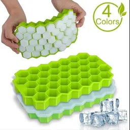 tarsariya mart Freezer Moulds Small Cubes Multicolor Silicone Ice Cube Tray image 5