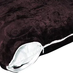 lathwal crations Velvet Double Fitted (Elastic) 280 TC Printed Bedsheet image 4