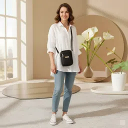 trend store bags Black Women Sling Bag small side sling bag image 5