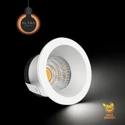 altralights 3W Button LED Light Warm White 3000K | Energy Efficient Ceiling Spot Light Ceiling Light Ceiling Lamp image 3